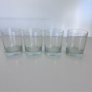 Set of FOUR 1990 Vintage Mr Peanuts Highball Glasses